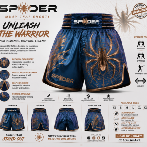Shorts-MuyaThai-Blue